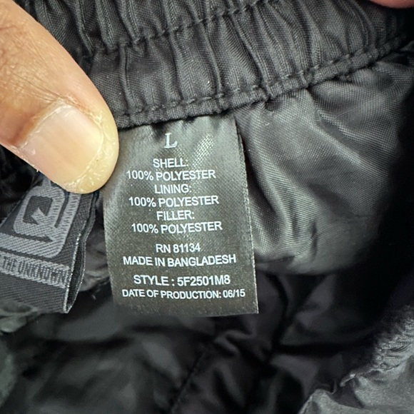 Artic Quest Women’s Black Snow / Ski  Pants with Ankle Zipper Size L - Picture 6 of 11